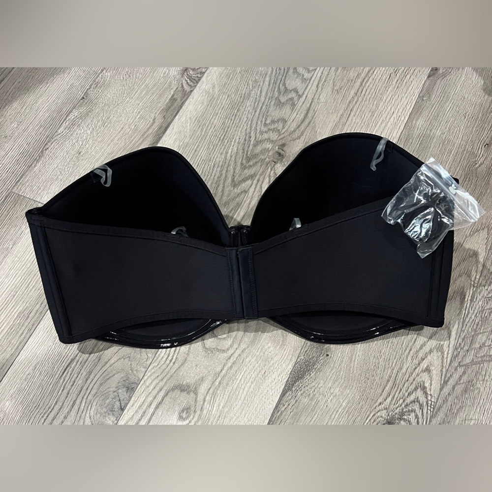 Vanity Fair Black Strapless Bra Size 44DDD NEW - Picture 4 of 5